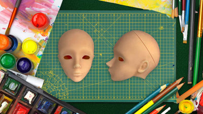Tips and Tricks for Painting BJD Heads