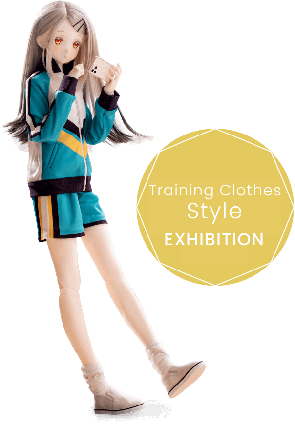 トレーニング服スタイル展示