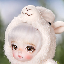 Big Head Alpaca Alex (White) [Limited Time 5%OFF] | Preorder | DOLL