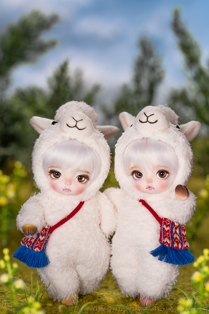 Big Head Alpaca Alex (White) [Limited Time 5%OFF] | Preorder | DOLL