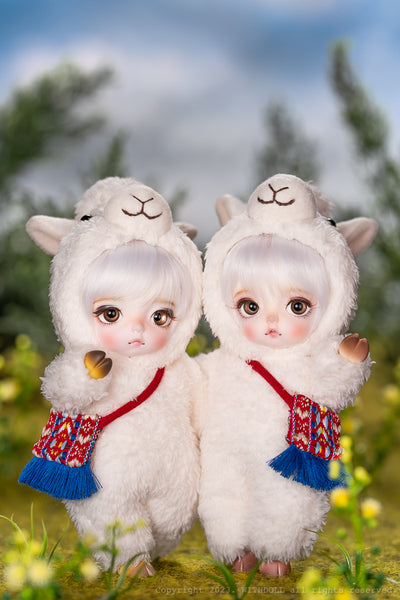 Big Head Alpaca Alex (White) [Limited Time 5%OFF] | Preorder | DOLL