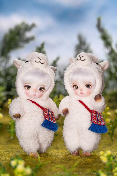 Big Head Alpaca Alex (White) [Limited Time 5%OFF] | Preorder | DOLL