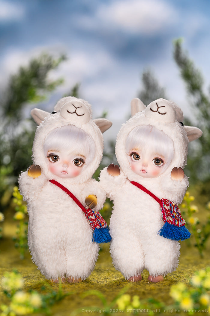 Big Head Alpaca Alex (White) [Limited Time 5%OFF] | Preorder | DOLL