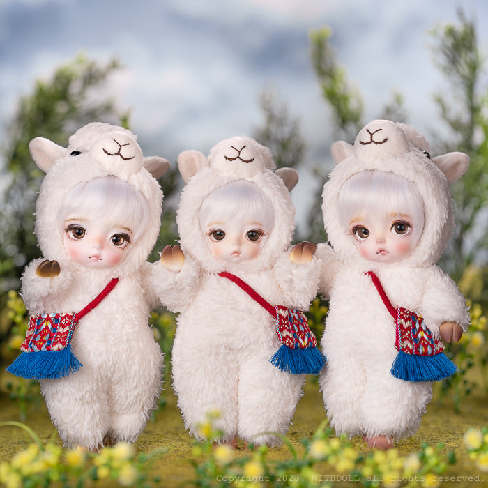 Big Head Alpaca Alex (White) [Limited Time 5%OFF] | Preorder | DOLL