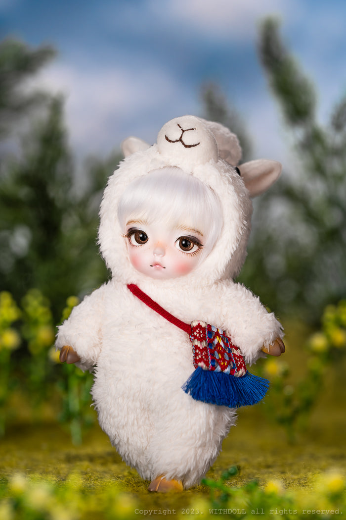 Big Head Alpaca Alex (White) [Limited Time 5%OFF] | Preorder | DOLL