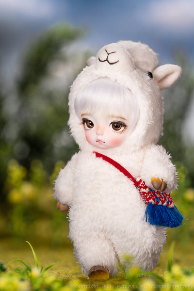 Big Head Alpaca Alex (White) [Limited Time 5%OFF] | Preorder | DOLL