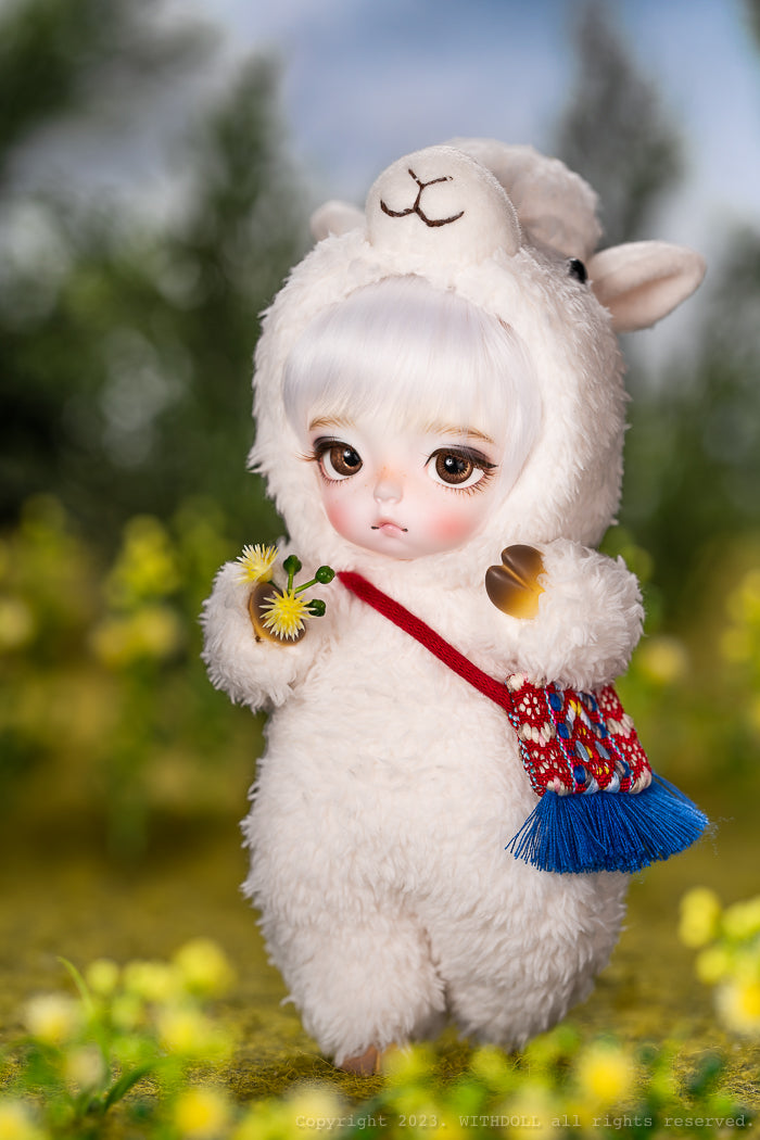 Big Head Alpaca Alex (White) [Limited Time 5%OFF] | Preorder | DOLL