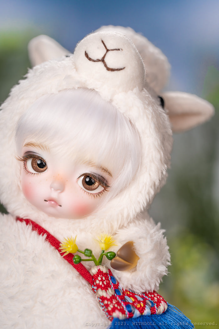 Big Head Alpaca Alex (White) [Limited Time 5%OFF] | Preorder | DOLL