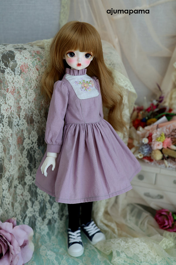 NS-251 Purple Embroidery Dress | Preorder | OUTFIT