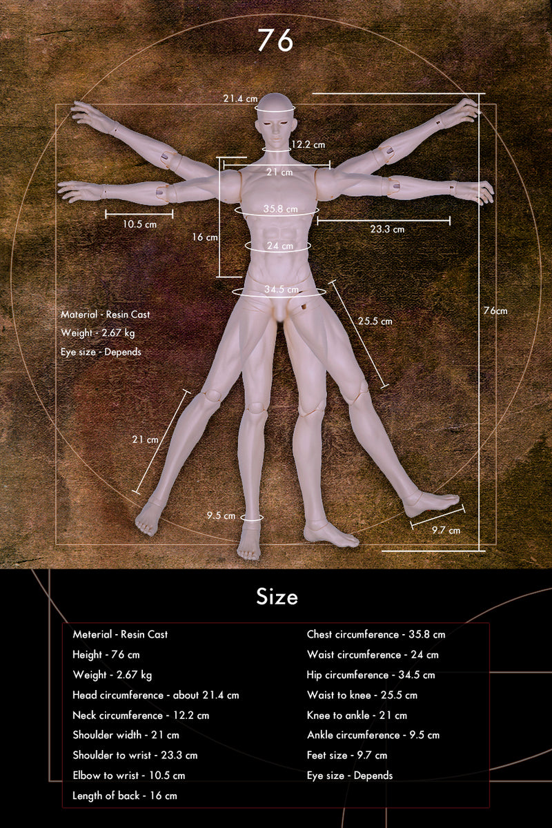 FeePle76 Male Body | Preorder | PARTS