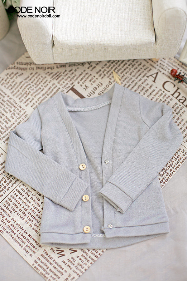 CSD000138 GREY CARDIGAN [Limited Time] | Preorder | OUTFIT