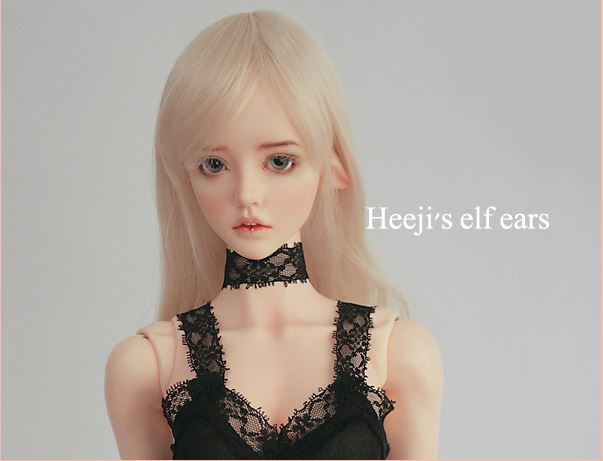Elf ear parts for 60cm dolls (real skin) | Preorder | PARTS