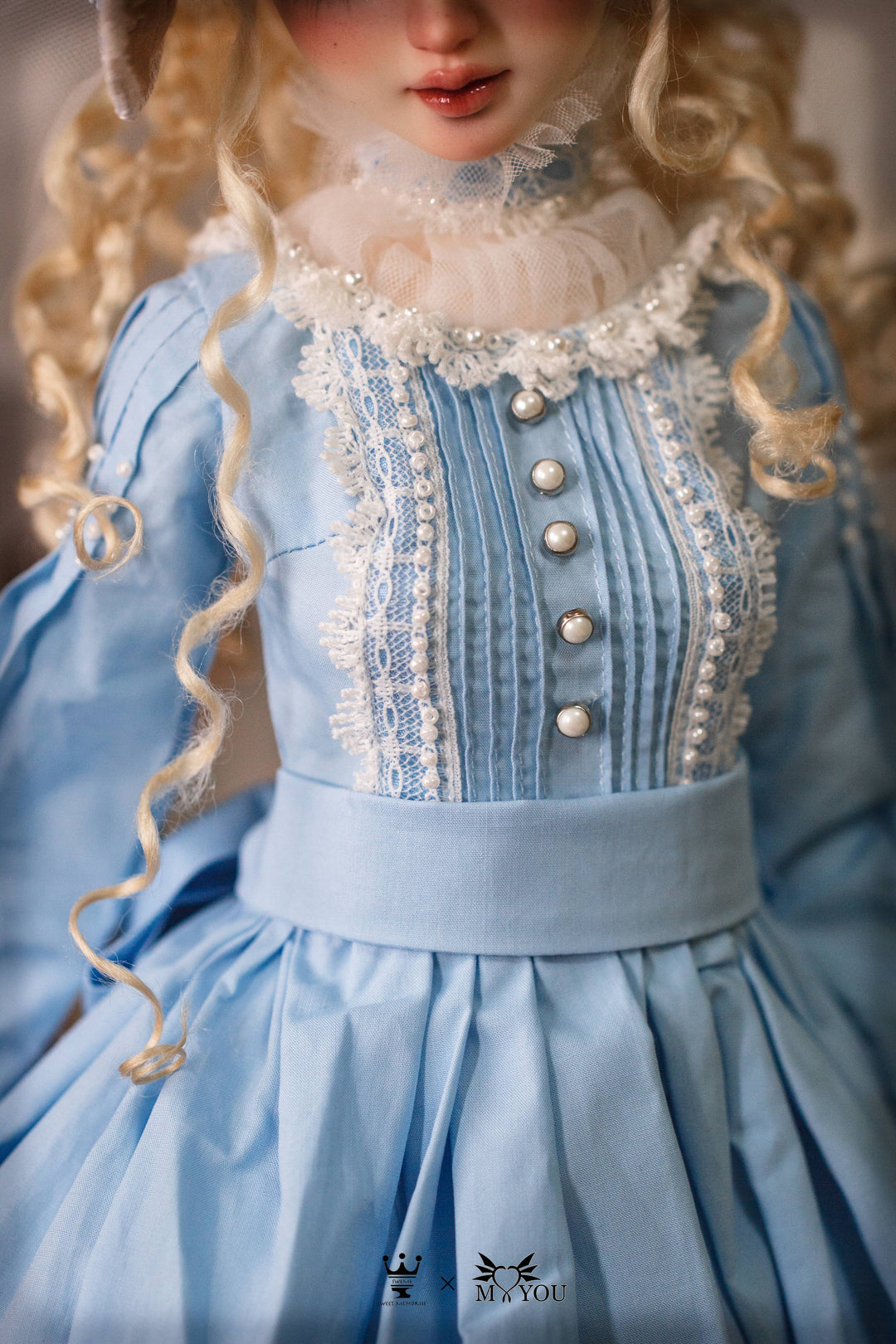 着せ替え服・アウトフィット Delia outfit Myou doll Delia outfit ver. Light Blue | Dolkbjd – Dolk BJD