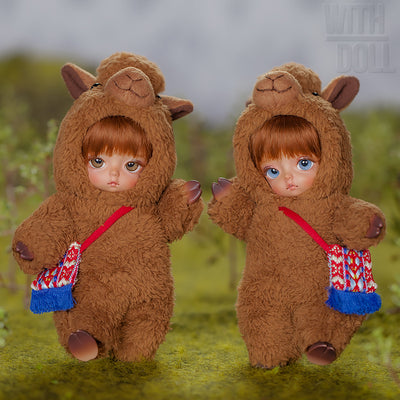 Baby Alpaca Alexa (Brown) Honey Brown Skin [Limited Time Discount] | PREORDER | DOLL