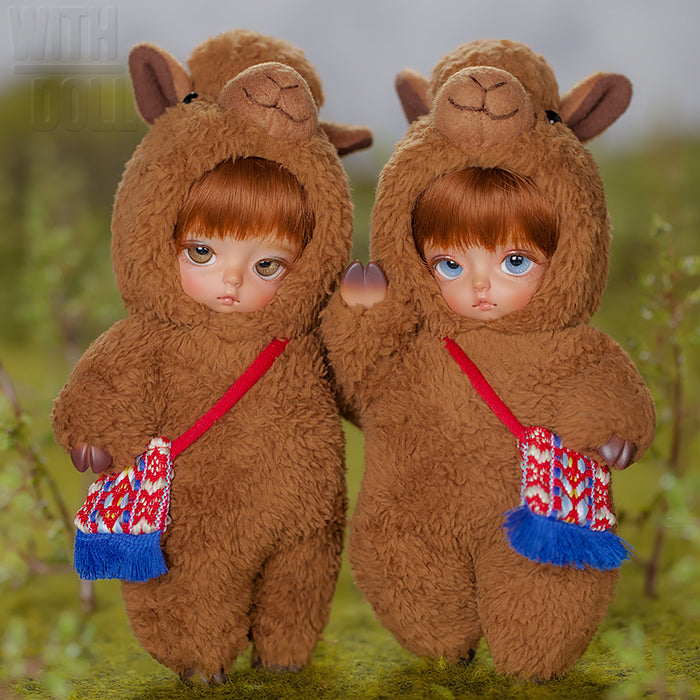 Baby Alpaca Alexa (Brown) Honey Brown Skin [Limited Time Discount] | PREORDER | DOLL