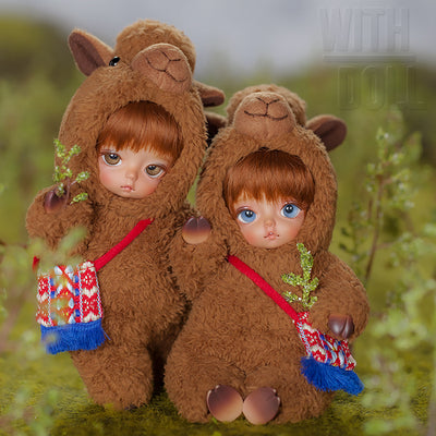 Baby Alpaca Alexa (Brown) Honey Brown Skin [Limited Time Discount] | PREORDER | DOLL