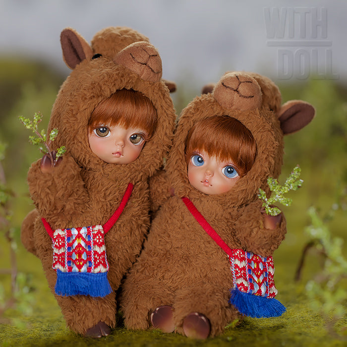 Baby Alpaca Alexa (Brown) Honey Brown Skin [Limited Time Discount] | PREORDER | DOLL