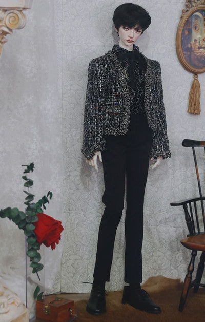 COCO (boyfit) 70cm -Black(w/long pants)+Flower Brooch [For ordering]  | Preorder | OUTFIT