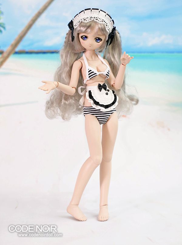 COB000056 Black Maid Style Bikini [Limited Time] | Preorder | OUTFIT