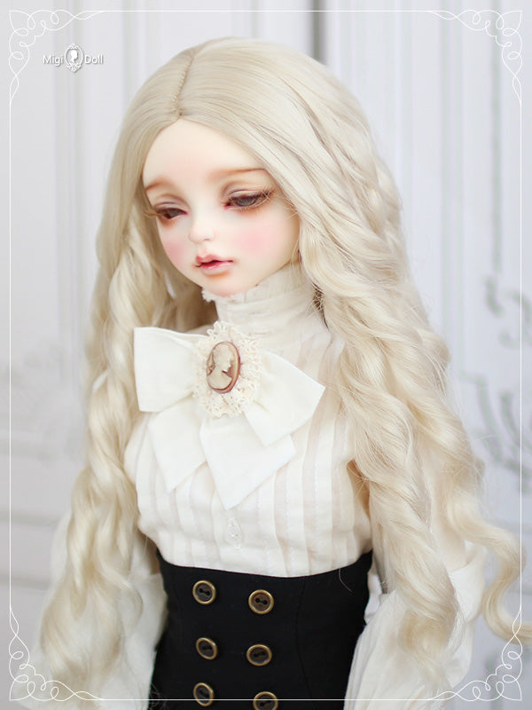 Leila Roll (MH-Style65-064)/Pink ash brown | Preorder | WIG