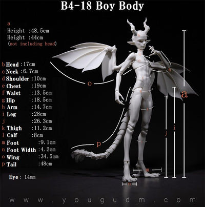 B4-18 Boy Body (Dragon Ver.) [Final Order 20% OFF] | PREORDER | PARTS