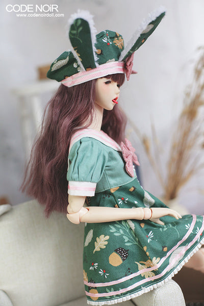 CMD000160 Green Floral Bunny [Limited Time] | Preorder | OUTFIT