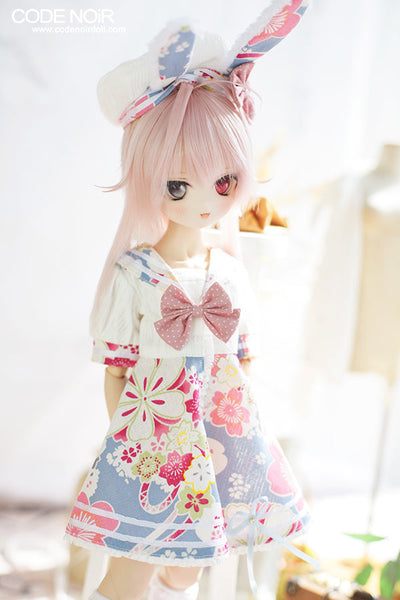 CMD000159 Blue Floral Bunny [Limited Time] | Preorder | OUTFIT