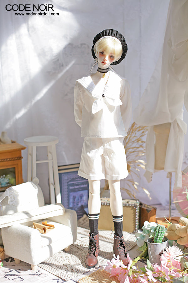 CSD000135 White Sailor Boy [Limited Time] | Preorder | OUTFIT