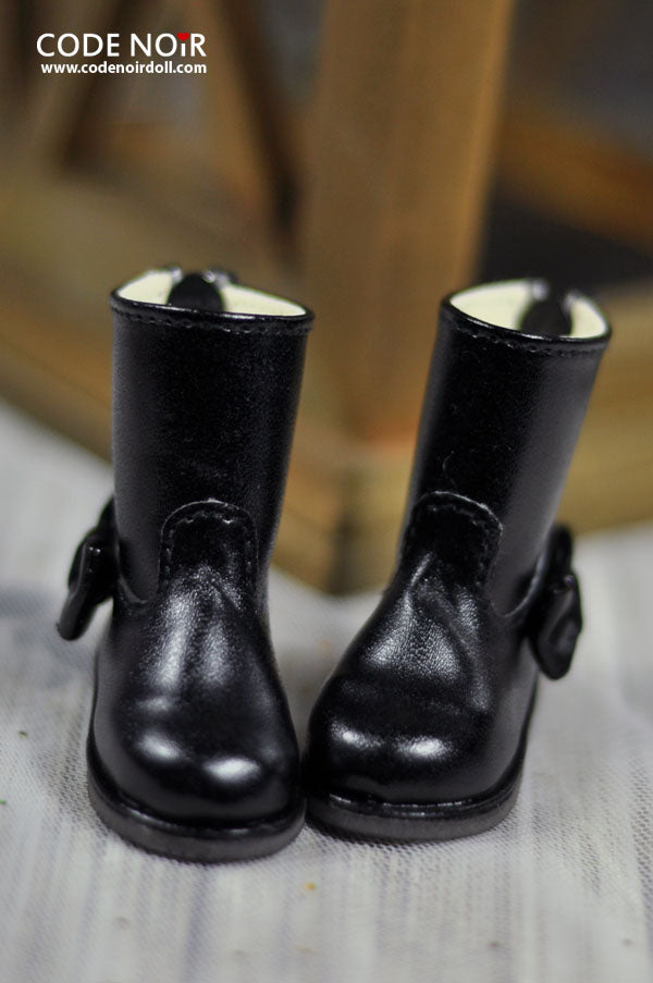 CYS000032 Black Ribbon Rain Boot [Limited Time] | Preorder | SHOES