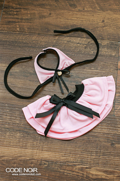 COB000037 Pink Seashell Skirted Bikini [Limited Time] | Preorder | OUTFIT