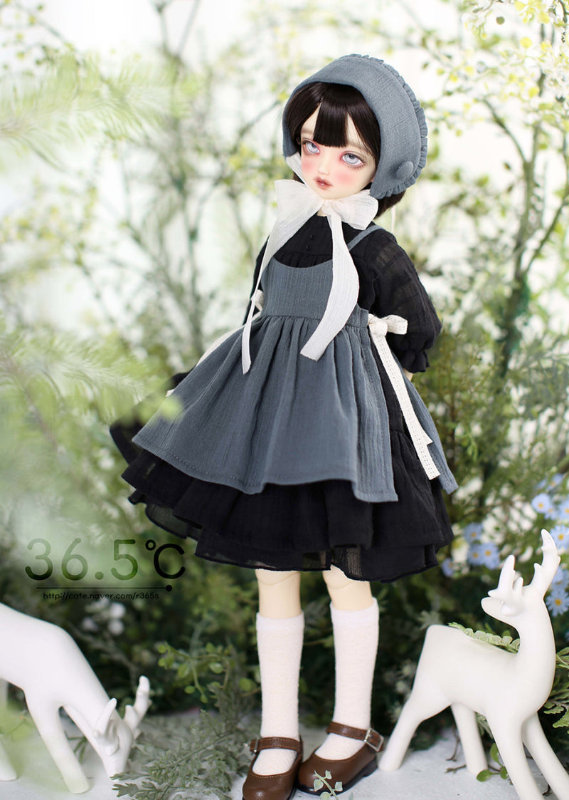 [MSD] Dorothy set - Black (Green) Bonnet（MSD) | Preorder | OUTFIT