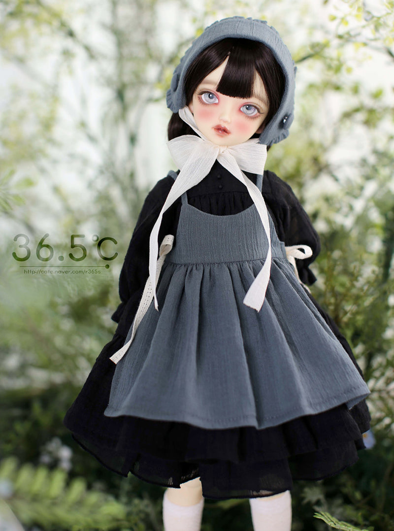 [MSD] Dorothy set - Black (Green) Bonnet（MSD) | Preorder | OUTFIT