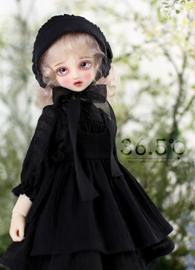 [MSD] Dorothy set - Black (Black) Bonnet（MSD) | Preorder | OUTFIT