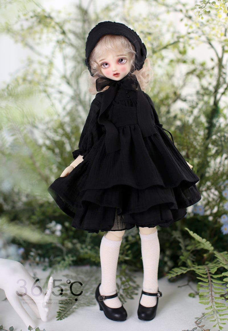 [MSD] Dorothy set - Black (Black) Bonnet（MSD) | Preorder | OUTFIT