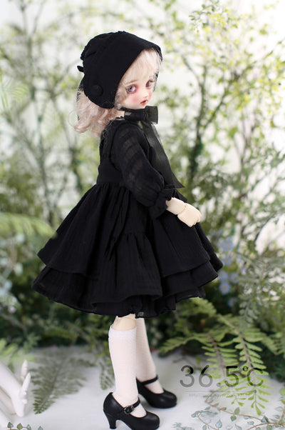 [MSD] Dorothy set - Black (Black) Bonnet（MSD) | Preorder | OUTFIT