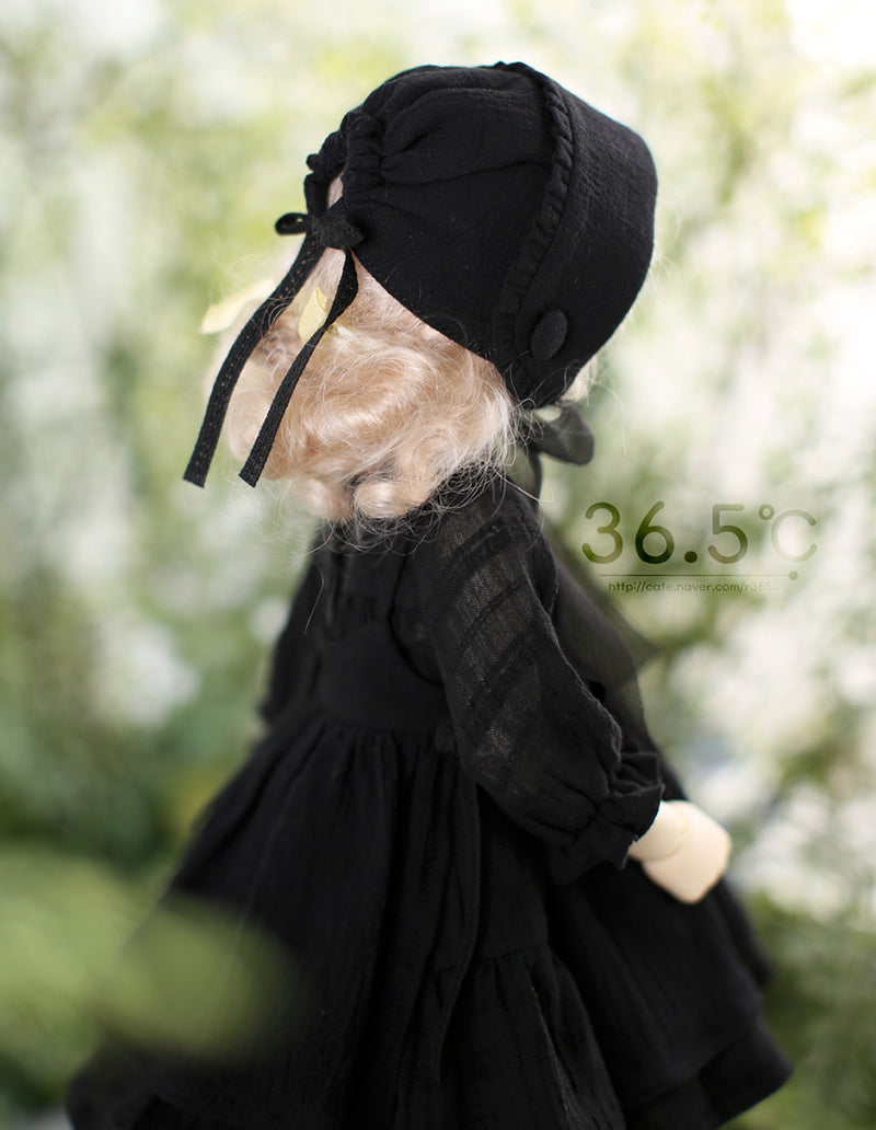 [MSD] Dorothy set - Black (Black) Bonnet（MSD) | Preorder | OUTFIT