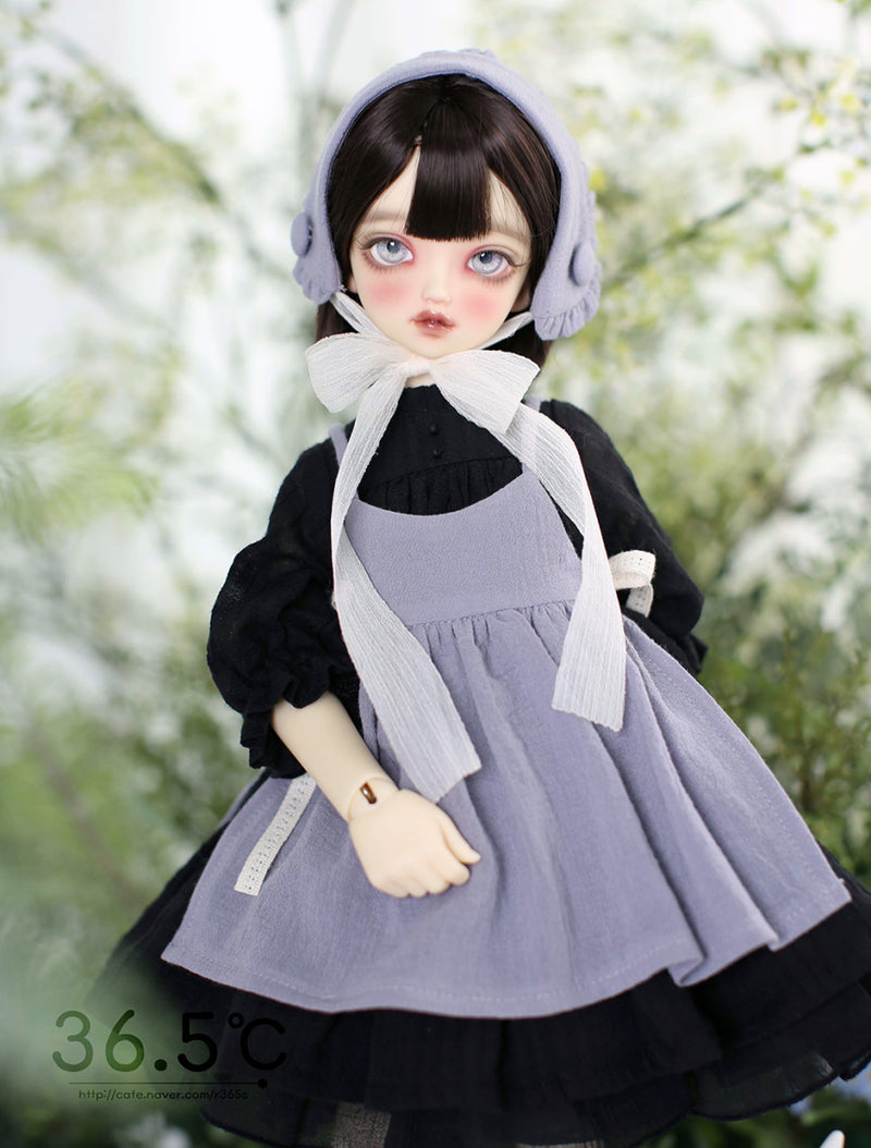 [MSD] Dorothy set - Black (Violet) Bonnet（MSD) | Preorder | OUTFIT