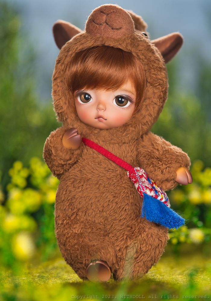 Big Head Alpaca Alex (Brown) [5% OFF for a limited time] | PREORDER | DOLL