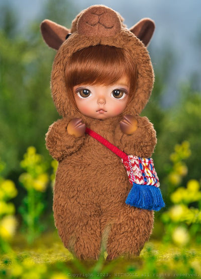 Big Head Alpaca Alex (Brown) [5% OFF for a limited time] | PREORDER | DOLL