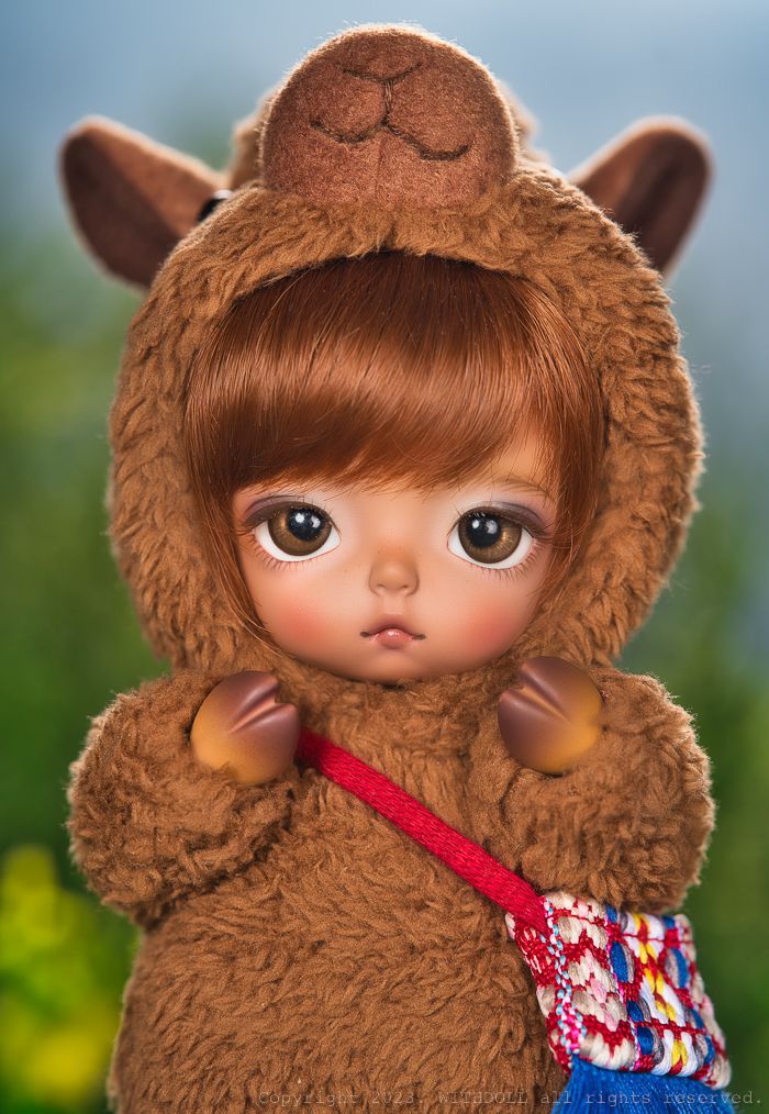 Big Head Alpaca Alex (Brown) [5% OFF for a limited time] | PREORDER | DOLL