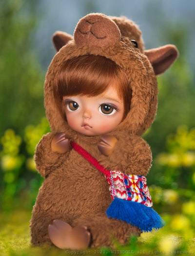 Big Head Alpaca Alex (Brown) [5% OFF for a limited time] | PREORDER | DOLL