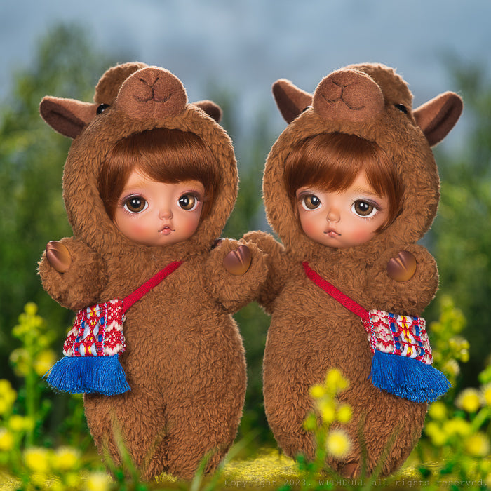 Big Head Alpaca Alex (Brown) [5% OFF for a limited time] | PREORDER | DOLL