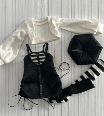 JSK Black White Dress [MDD] | Item in Stock | OUTFIT