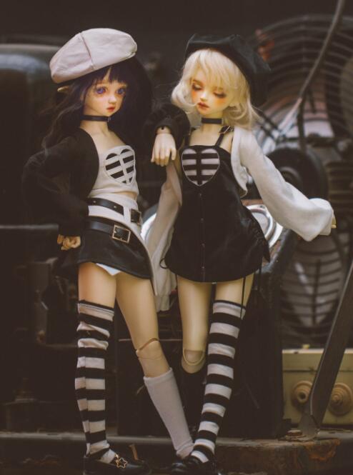 JSK White Black Dress [MDD] [Limited time] | Preorder | OUTFIT