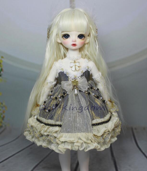 Sparkly Dress Gold (30cm/YoSD) | Item in Stock | OUTFIT