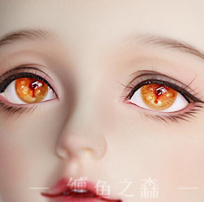 Gypsum resin eye [Kohakugawa] (16-8: 16mm) | Item in Stock | EYES