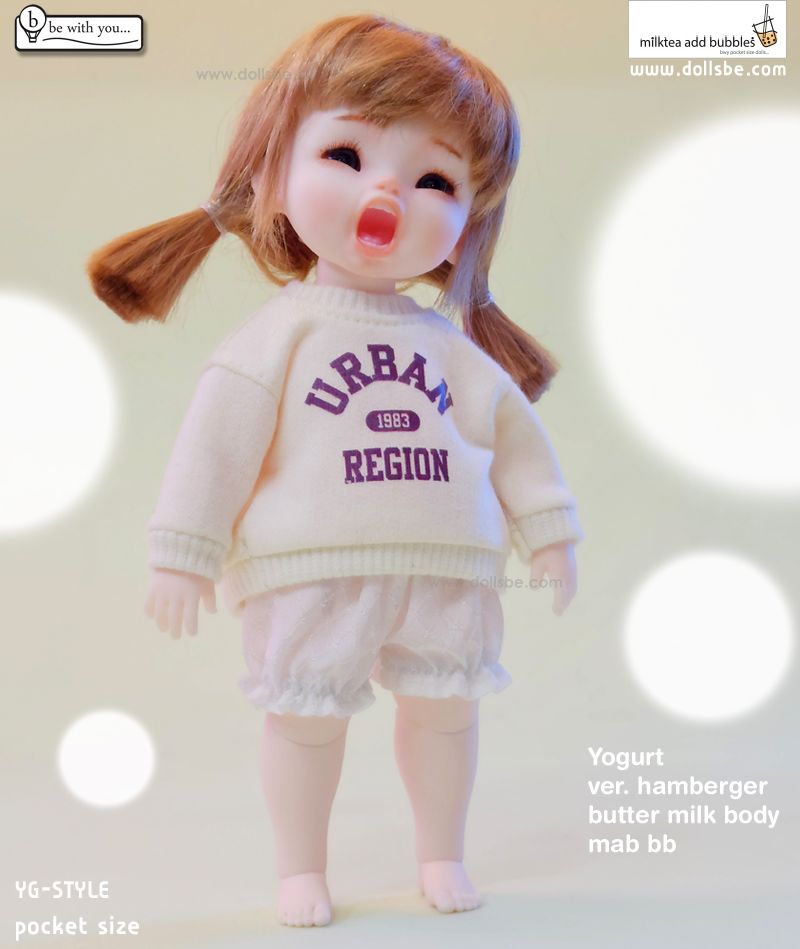 Yogurt Ver.Hamberger mab 18cm Doll [5% OFF] Limited Time | Preorder | DOLL