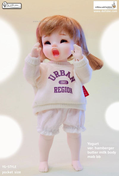 Yogurt Ver.Hamberger mab 18cm Doll [5% OFF] Limited Time | Preorder | DOLL