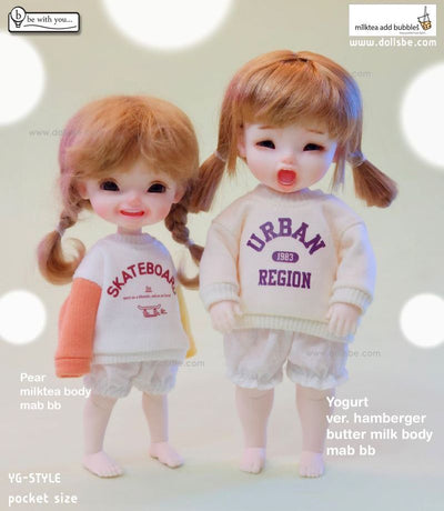 Yogurt Ver. Hamberger mab 18cm Doll [Limited Time 10% OFF] | PREORDER | DOLL