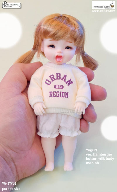 Yogurt Ver. Hamberger mab 18cm Doll [Limited Time 10% OFF] | PREORDER | DOLL